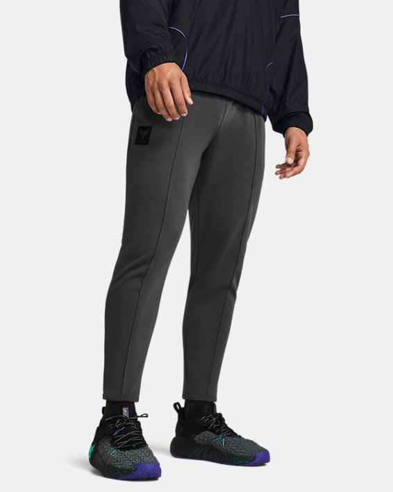 Men's Project Rock Terry Gym Pants in Gray image number 0